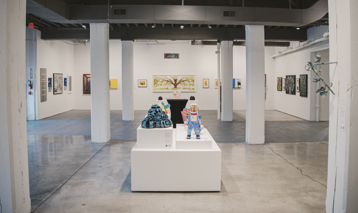 2025 Benefit Art Auction Exhibition photo by Ben Semisch